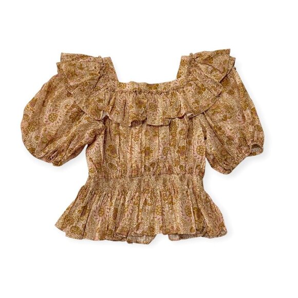 Ulla Johnson Warner Blouse In Meadow Size‎ 4, New with tag - Picture 8 of 13